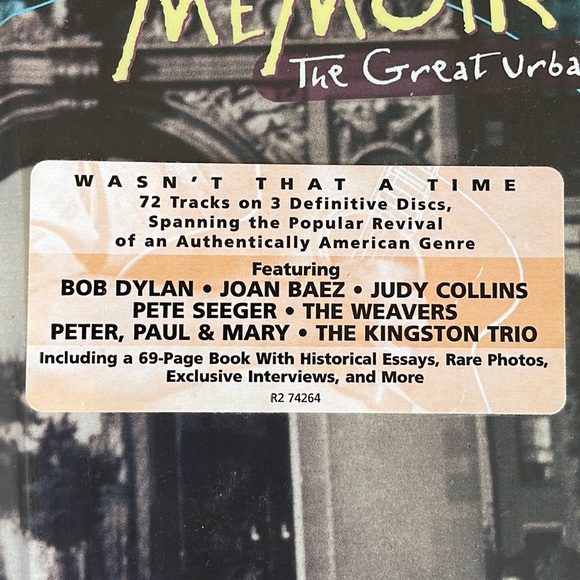 NEVER OPENED WASHINGTON SQUARE MEMOIRS - THE GREAT URBAN FOLK BOOM CD SET - Picture 3 of 9